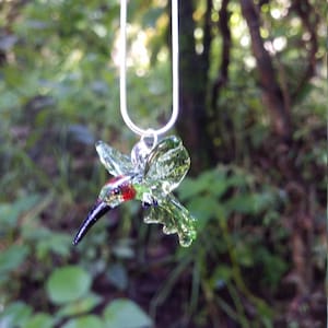 Hummingbird Pendant Necklace Jewelry Love Gift for Her Humming Bird Necklace Earring Jewelry Garden Lover Gift Graduation Prom gift idea
