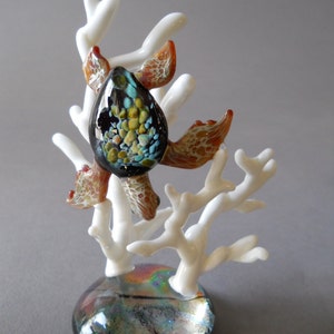 Sea Turtle Sculpture Desk Top Art Coral Reef Sculpture Art Beach House Gift Scuba Diver Gift Idea for Him
