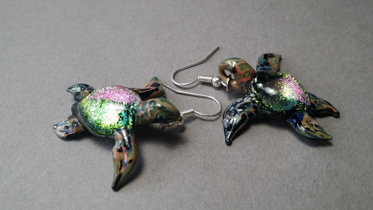 Sea Turtle Earrings Sea Turtle Jewelry Dangle Earrings Mom | Etsy