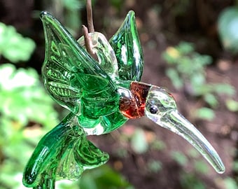 Hummingbird Ornaments, Decorate Your Window with Humming Birds, Hang them as Ornaments in the Patio or Garden, 5 colors to choose from