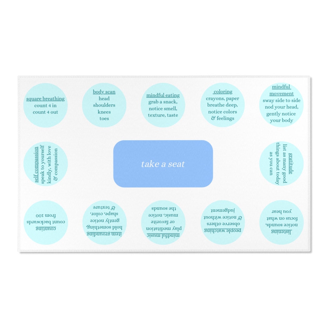 Grounding Rug Mindfulness, Trauma Recovery - Etsy