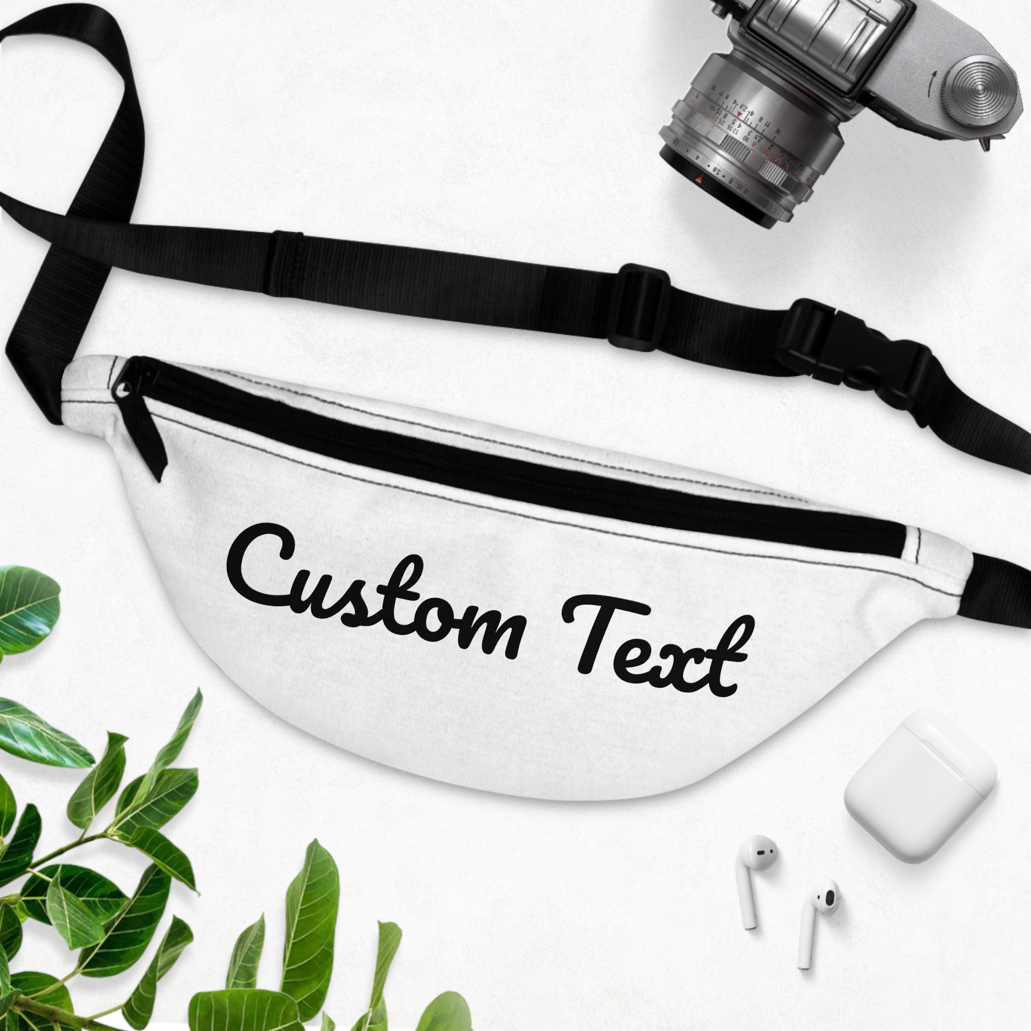Coffin Crossbody Bag | Customizable Gothic Fanny Pack | Streetwear Over-the-Shoulder Bag | Unique Gift for Him | Gothic Fashion Belt Bag