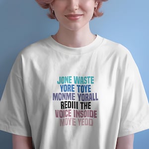 Jone Waste Yore Toye Monme T-Shirt, Funny Song Meme Tees, I Miss You Lyric Adult Humor Top, Friends Gag Trip Gift, Weird Unisex Family Shirt