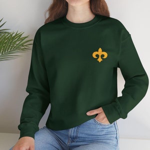 Gelber bestickter kasachischer Ornament Pullover, grüner Pullover, Unisex Pullover, Kuscheliger Winterpullover, Kasachstan, Zentralasien