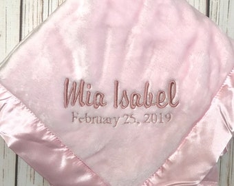 embroidered baby blankets etsy