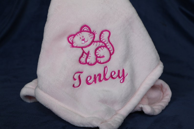 Custom Baby Blanket dog puppy lab Embroidered Baby Blanket Etsy
