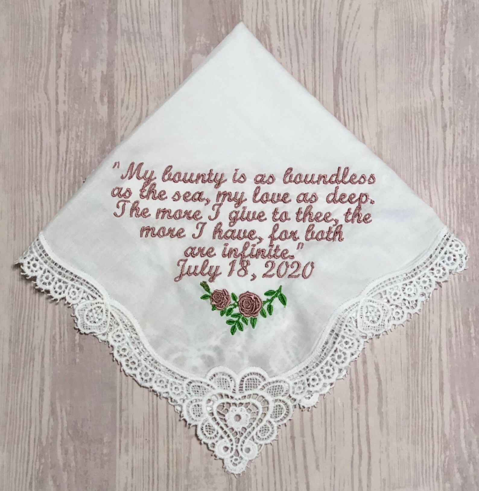 Lace Handkerchief Lace Hankie Custom Handkerchief Etsy
