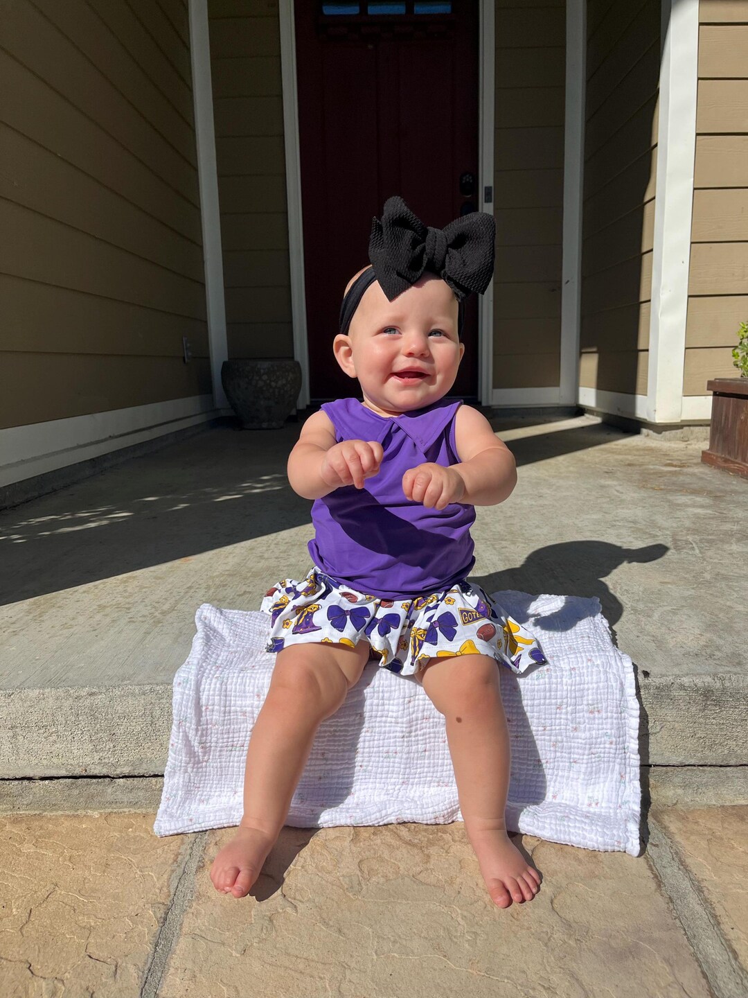 open lace back dress LSU Tigers Purple and Gold Glitter shirt