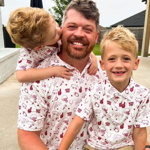 Arkansas razorbacks, Daddy and me, woo pig sooie, hogs, game day shirt, Arkansas game day