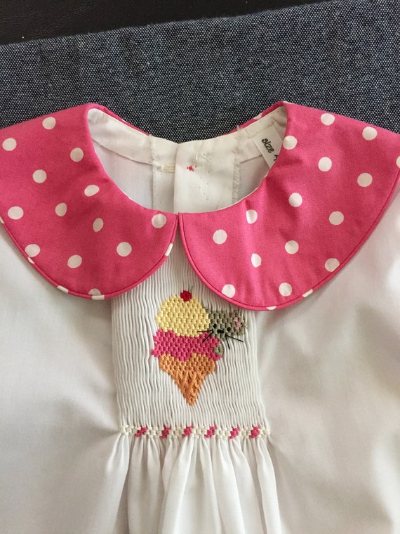 girls smocked top