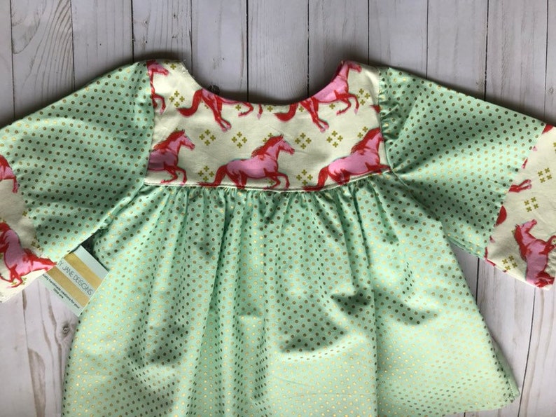 Little Girls Cotton Dress in Designer Fabrics Size 3T