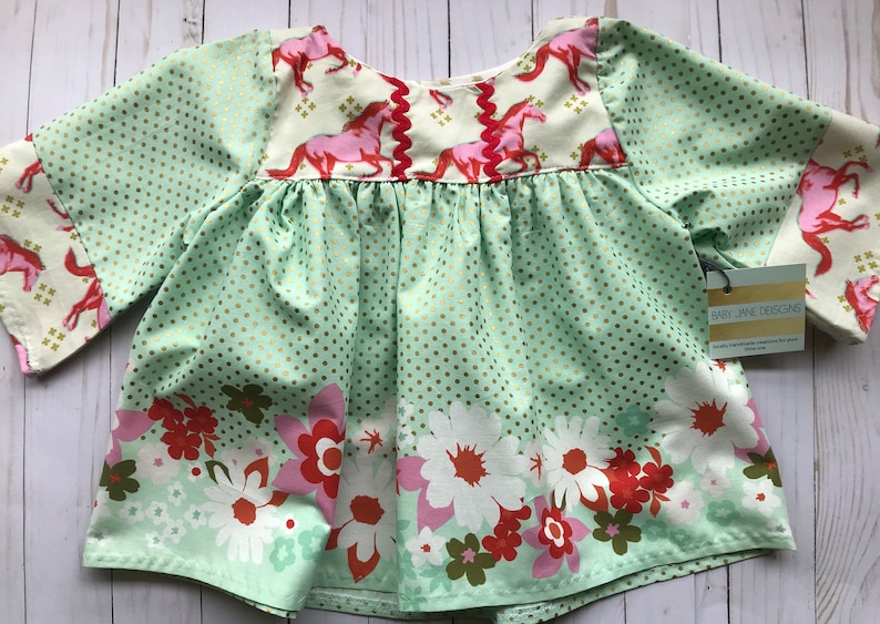 Little Girls Cotton Dress in Designer Fabrics Size 3T