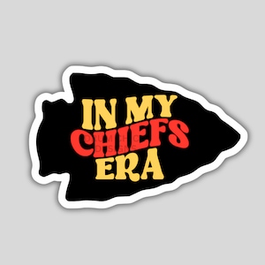 Kansas City Chiefs In My Chiefs Era Sticker Decal Taylor Swift image 1