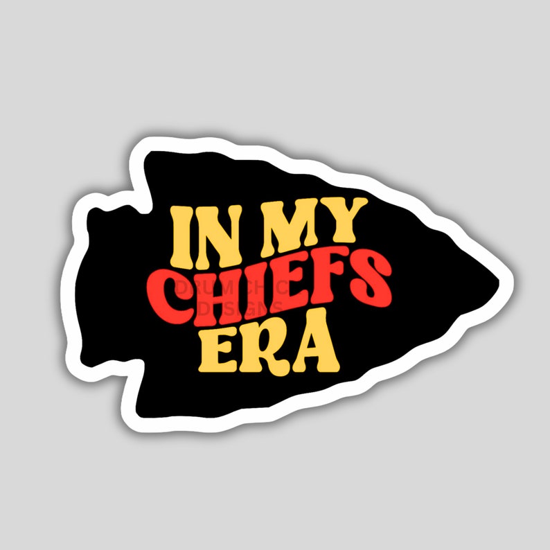 Kansas City Chiefs In My Chiefs Era Sticker Decal Taylor Swift image 1