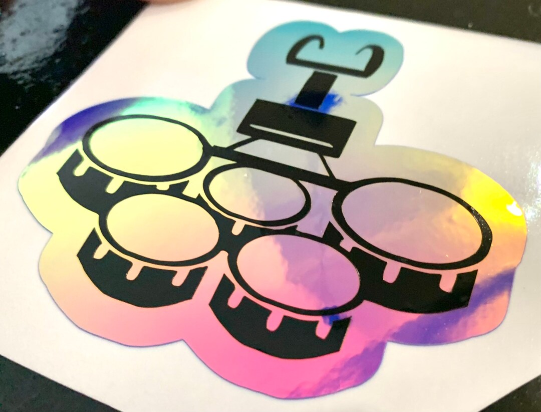 Drumline Tenor Drum Quads Holographic Decal Sticker Etsy