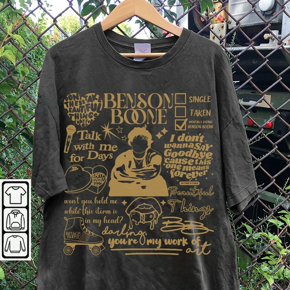 Benson Boone T Shirts - Etsy Canada Benson Boone T Shirts - Etsy Canada