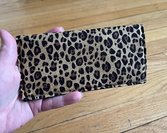 ヒョウ柄メガネケース、布製サングラスケース - Etsy 日本