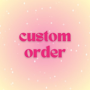 Pedido personalizado