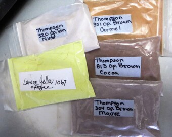 5 Colors, 1 ounce each Enamel Packets
