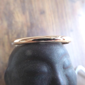 Simple Yellow Gold Filled Baby Cuff--Newborn to One Year Old Sizes