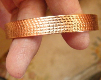 Pressed Copper Cuff