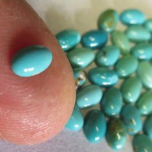 4x6 Carico Lake Oval Cabochons - small Parcels- 12 remaining