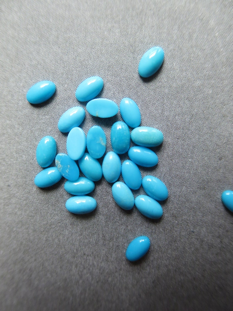 3x5mm Sleeping Beauty Oval Turquoise