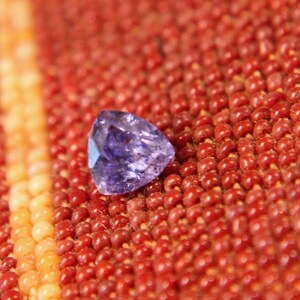 Small Faceted Tanzanite 5mm Trillium image 4