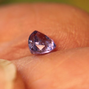 Small Faceted Tanzanite 5mm Trillium image 2