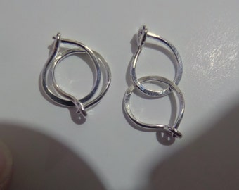 Itty Bitty 8mm Sterling Hoops-2 Pair