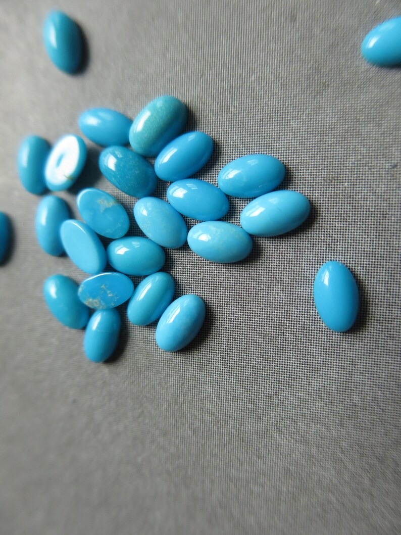 3x5mm Sleeping Beauty Oval Turquoise