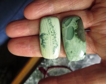 Imperial Jasper Rectangle Cabochons- one left