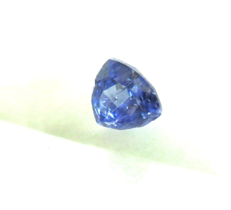 Small Faceted Tanzanite 5mm Trillium image 5