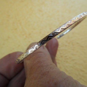 Silver ZigZag Manschett