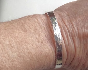 Sterling Silver Hammered Cuff