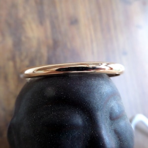 Simple Yellow Gold Filled Cuff--Newborn to One Year Old Sizes