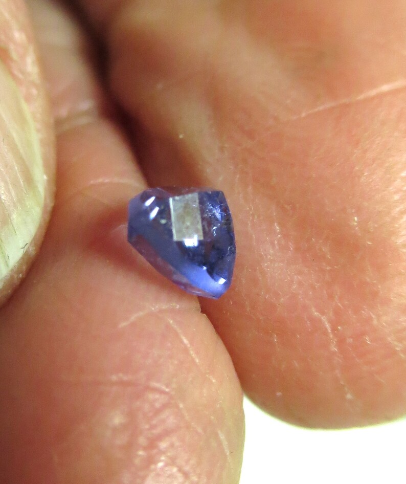 Small Faceted Tanzanite 5mm Trillium image 6