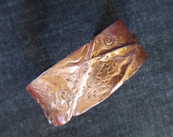 Folded Copper Cuff