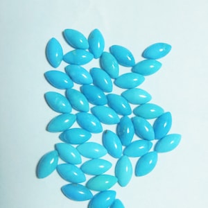 Tiny 3x6 Sleeping Beauty Marquise / Navette Cabochons-Parcel of 12