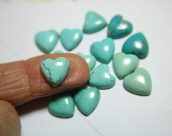 12mm Campitos Turquoise Heart-1 left