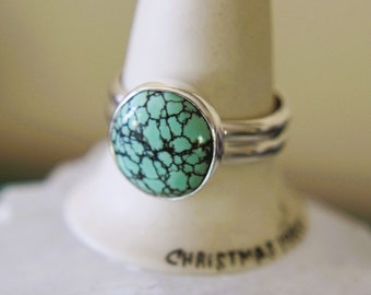 Turquoise and Sterling Ring