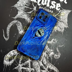 Handmade Gothic Horror Phone Case with 3D Eyeball – Flesh Texture Resin Cover for iPhone & Samsung image 8