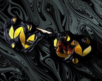 Custom sunglasses,Handmade sunglasses,Venom sunglasses,cyberpunk glasses,Punk hip hop sunglasses,Y2K sunglasses,Halloween gift,Unique gifts