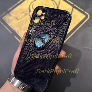 Handmade Gothic Horror Phone Case with 3D Eyeball – Flesh Texture Resin Cover for iPhone & Samsung image 15