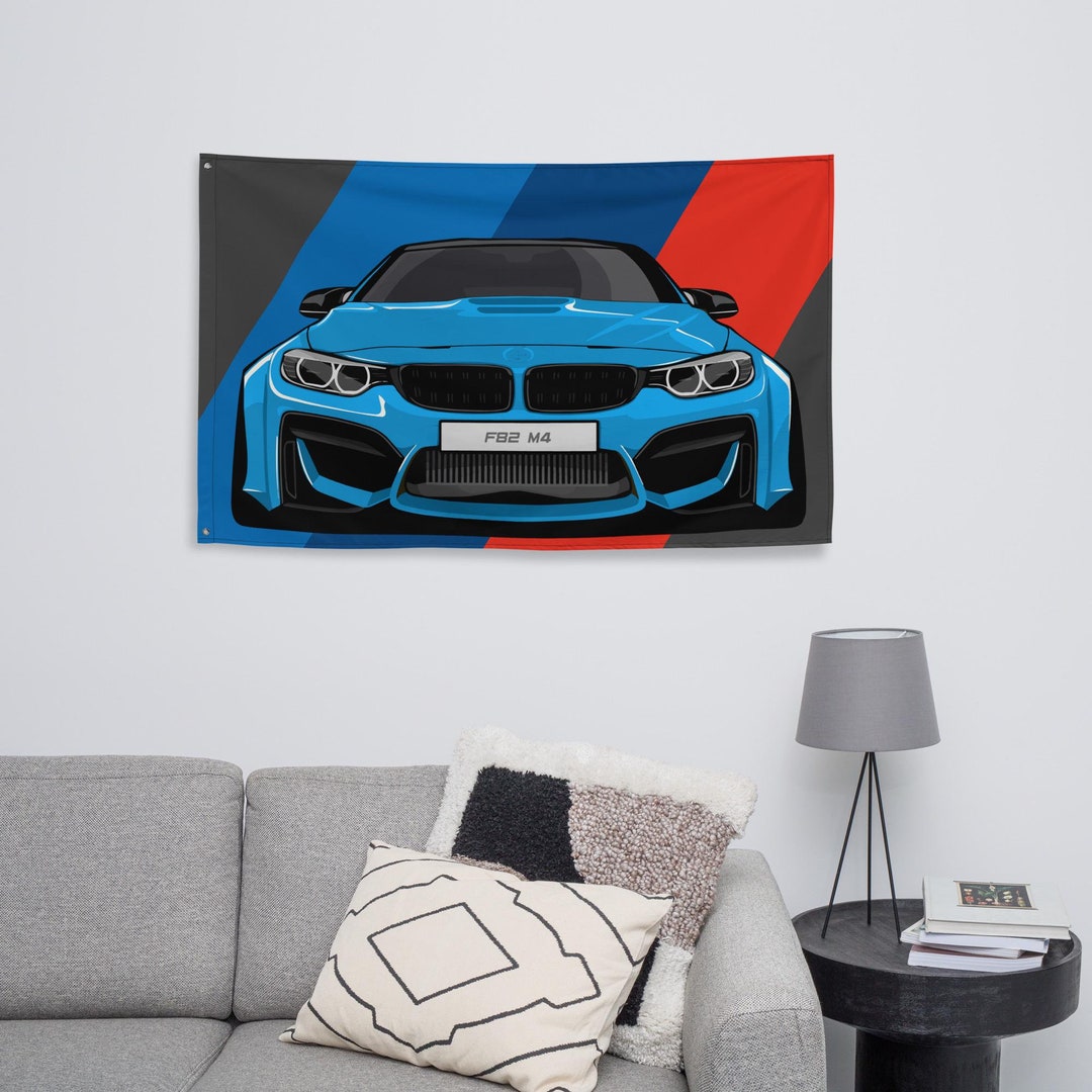 BMW F82 M4 Flag BMW Lover Bimmer Fan BMW Flag - Etsy