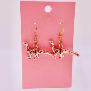 Dinosaur Dangle Earrings