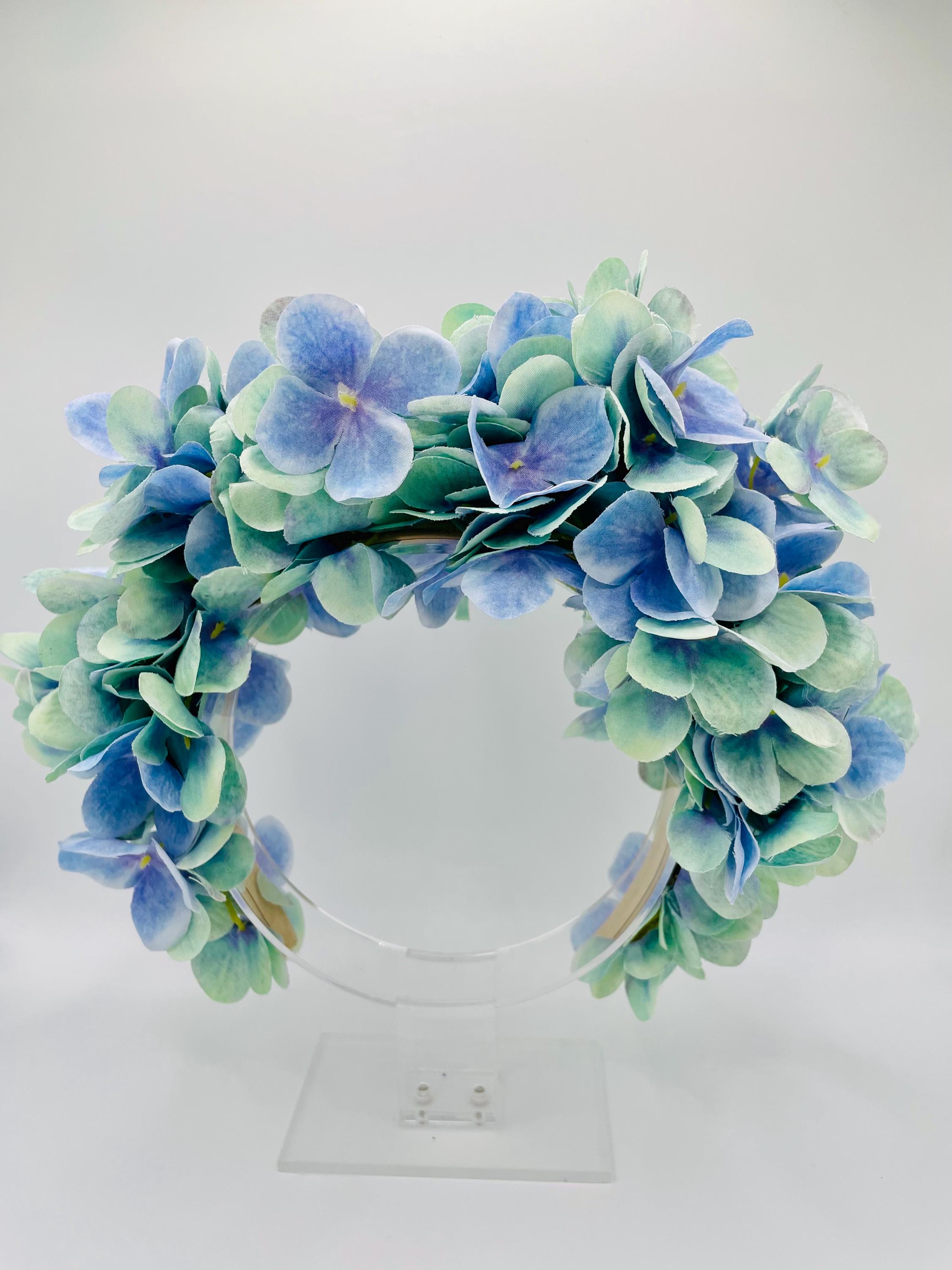 fayette flower crown - hydrangeas and foliage main image 0