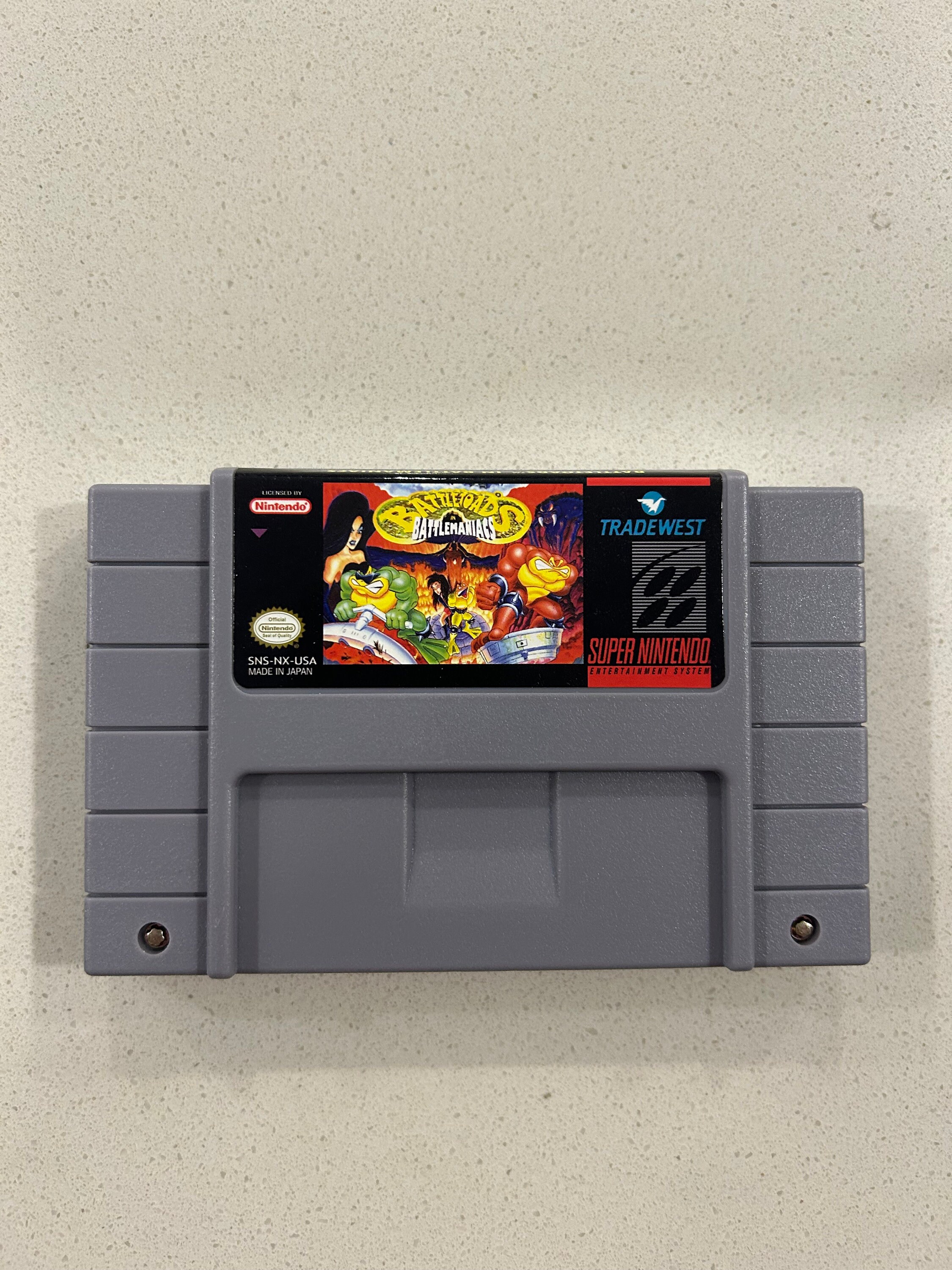 Jeu SNES Battletoads In Battlemaniacs - Version US Loose - Très Bon état