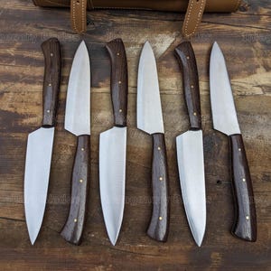 Steak knives Set Custom Engraved Dinnerware Wedding Gift for Him Dad Men Boyfriend Her Mom Women Cooking Knives Thanksgiving