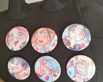 Speld 58 mm - Alien Stage (alle personages - liefde)